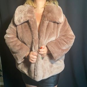 Target Plus-Size Fur Jacket